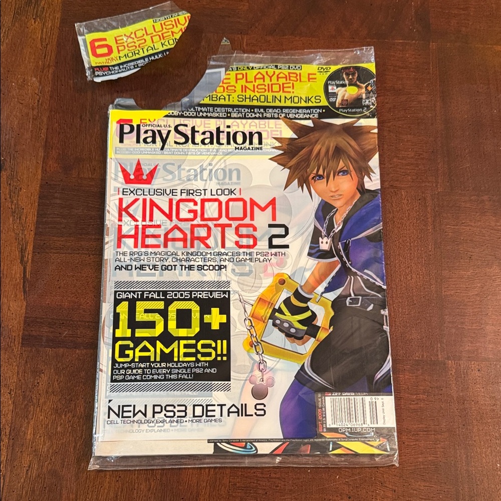 Official U.S. PlayStation Magazine 2005 Issue 96 with  Demo Disc Mortal Kombat